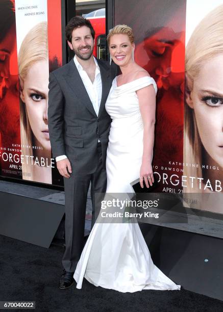 Singer/actor Josh Kelley and actress Katherine Heigl attend premiere of Warner Bros. Pictures' 'Unforgettable' at TCL Chinese Theatre on April 18,...