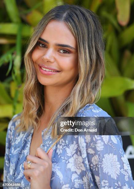 Samantha Harris attends the Botanicals Fresh Care Ambassador Launch on April 19, 2017 in Sydney, Australia.