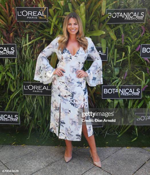 Fiona Falkiner attends the Botanicals Fresh Care Ambassador Launch on April 19, 2017 in Sydney, Australia.