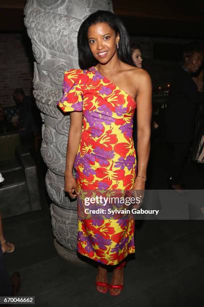 Renee Elise Goldsberry attend "The Immortal Life Of Henrietta Lacks" New York Premiere - After Party at TAO Downtown on April 18, 2017 in New York...