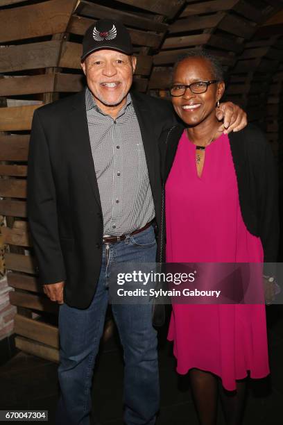 John Beasley and Judy Beasley attend "The Immortal Life Of Henrietta Lacks" New York Premiere - After Party at TAO Downtown on April 18, 2017 in New...