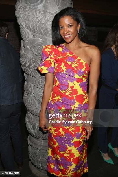 Renee Elise Goldsberry attend "The Immortal Life Of Henrietta Lacks" New York Premiere - After Party at TAO Downtown on April 18, 2017 in New York...