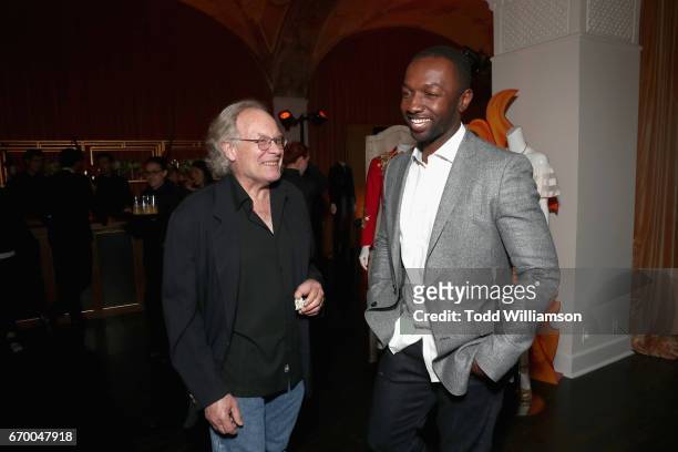 Executive producer Eric Overmyer and actor Jamie Hector attend the Amazon Original Series "Bosch" Emmy FYC screening and panel at the Hollywood...