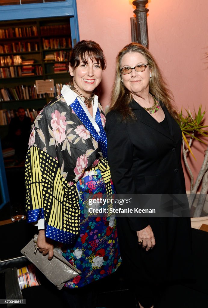 Tania Fares and Rosetta Getty, Together with Eric Buterbaugh, Gia Coppola, Jacqui Getty, Irena Medavoy, Jennifer Meyer, Brigette Romanek and Kelly Sawyer celebrate the launch of London Uprising: Fifty Fashion Designers, One City