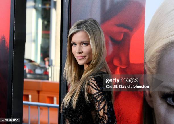 Model Joanna Krupa attends the premiere of Warner Bros. Pictures' "Unforgettable" at TCL Chinese Theatre on April 18, 2017 in Hollywood, California.