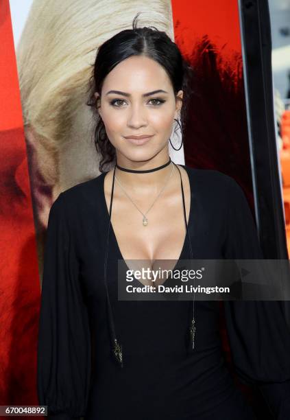 Actress Tristin Mays attends the premiere of Warner Bros. Pictures' "Unforgettable" at TCL Chinese Theatre on April 18, 2017 in Hollywood, California.