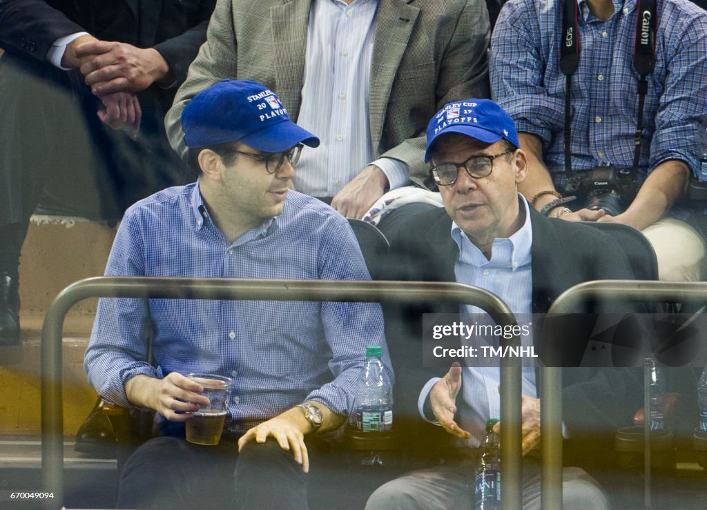Celebrities Attend Montreal Canadiens Vs. New York Rangers 2017 Playoffs Game 4 - April 18, 2017