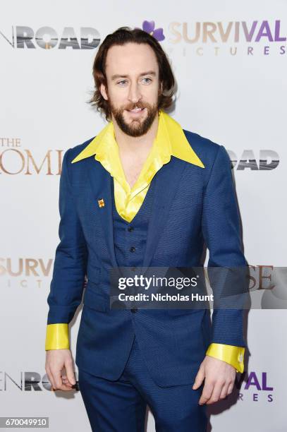 Actor Philip Burke attends the New York Screening of "The Promise" at The Paris Theatre on April 18, 2017 in New York City.