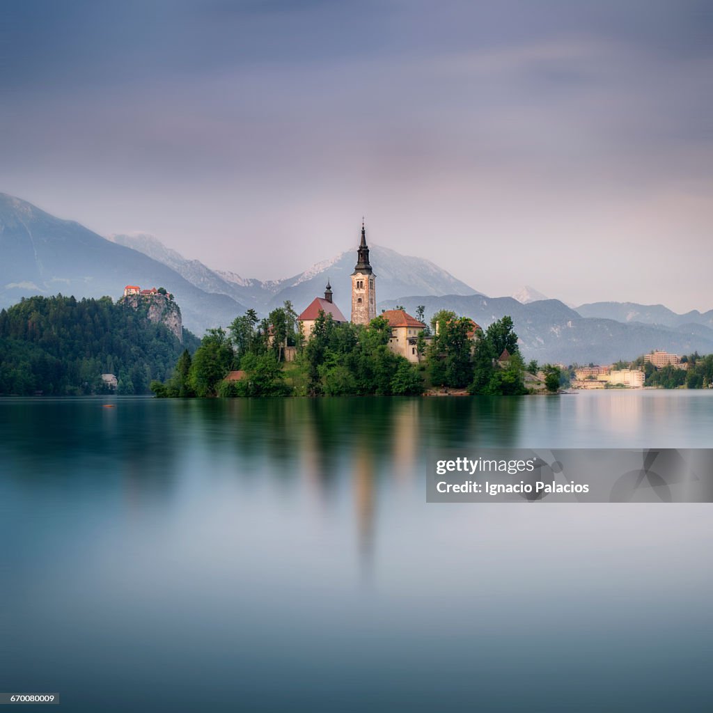 Bled lake and castle, Slovenia