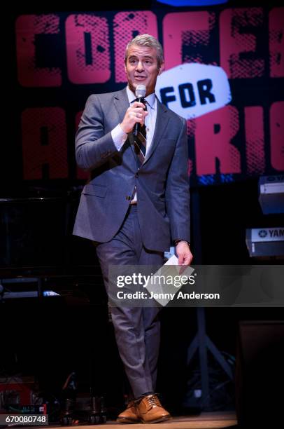 Andy Cohen attends Concert For America: Stand Up, Sing Out! at Town Hall on April 18, 2017 in New York City.