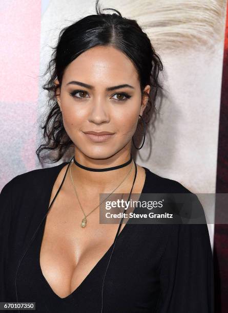 Actress Tristin Mays arrives at the Premiere Of Warner Bros. Pictures' "Unforgettable" at TCL Chinese Theatre on April 18, 2017 in Hollywood,...