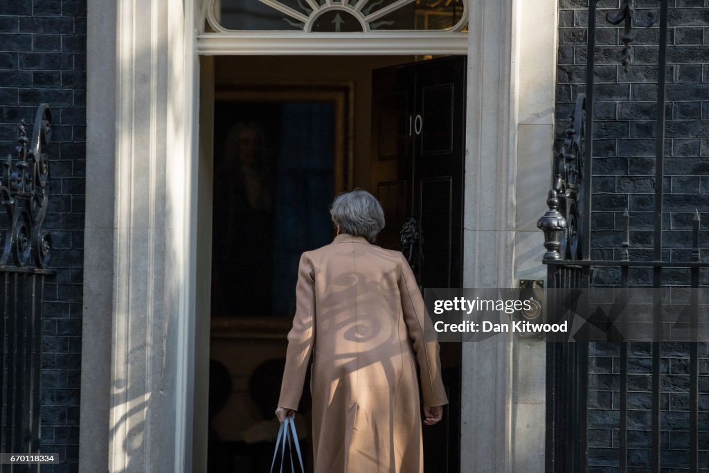 Theresa May Heads To Parliament To Seek Snap Election Approval