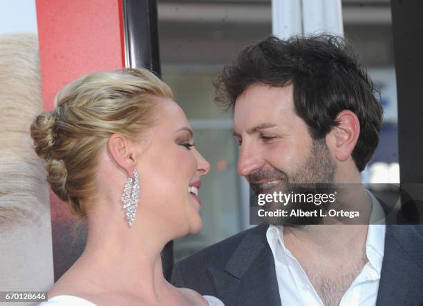 Actress Katherine Heigl and husband/musician Josh Kelly arrive for the Premiere Of Warner Bros. Pictures' "Unforgettable" held at TCL Chinese Theatre...