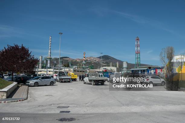 View of center COVA Viggiano in Basilicata, southern Italy, where the extraction of oil occurs. The Basilicata region has called for the closure of...