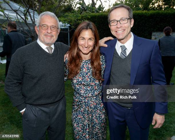 Creative Artists Agency President Richard Lovett, Executive Director, CISLA Deborah Marcus and Ron Meyer, Vice Chairman, Universal, attend...