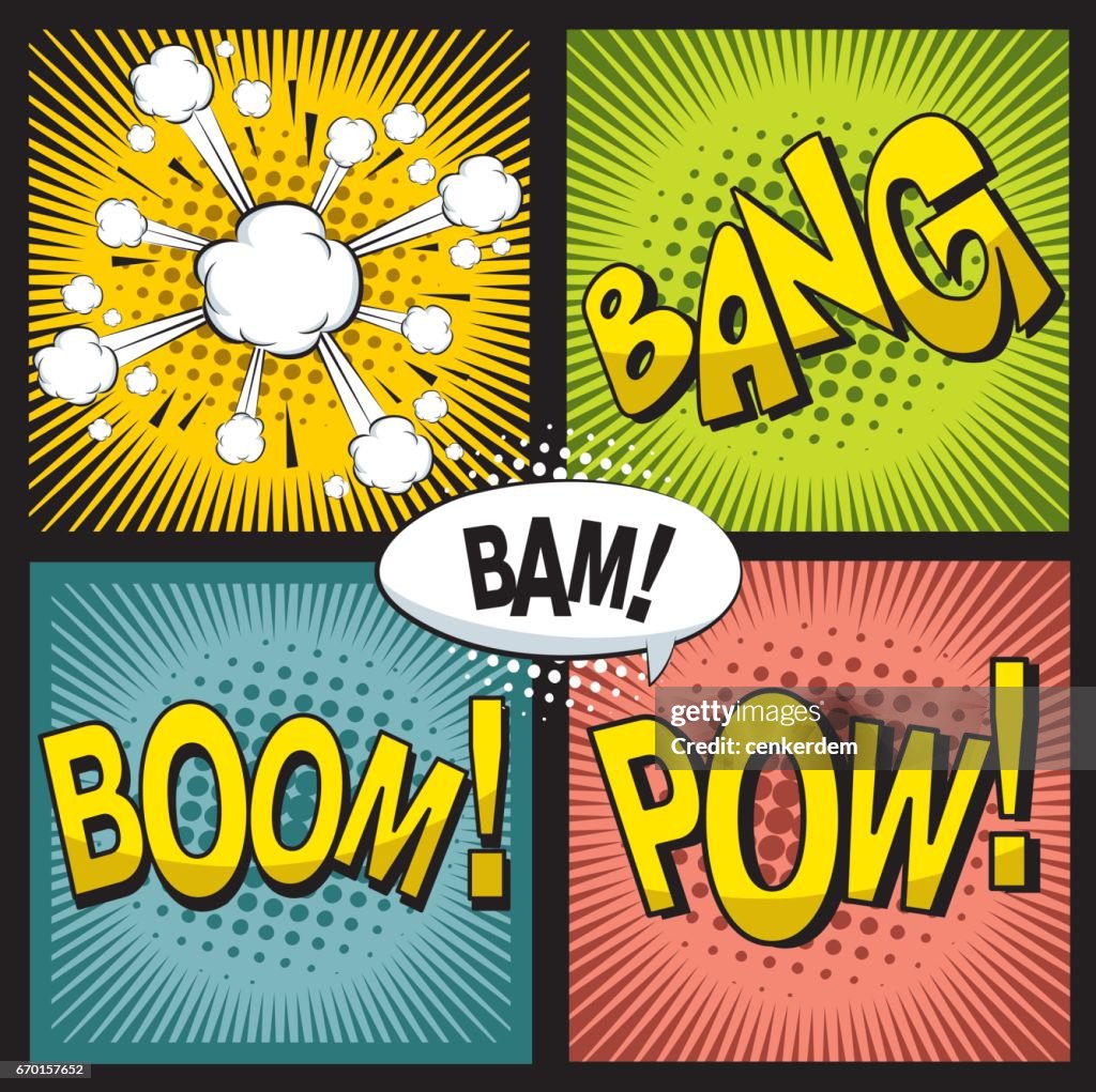 Effect. Examples Cartoon Cartoon Effects High-Res Vector Graphic - Getty Images