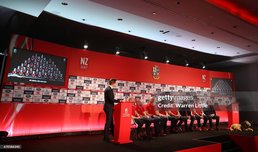 British and Irish Lions Tour Squad and Captain Announcement