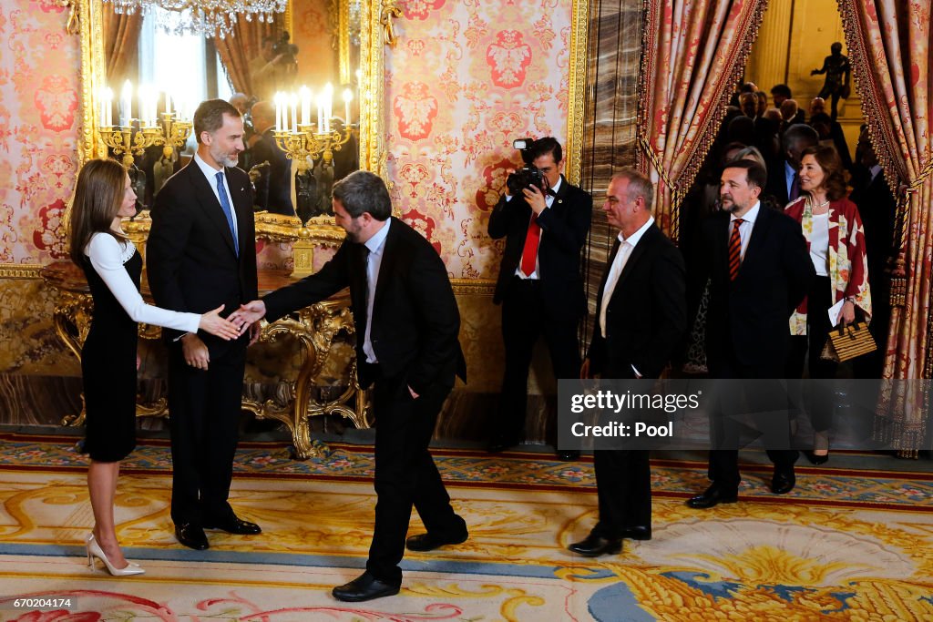 Spanish Royals Host a Lunch For Literature World Members