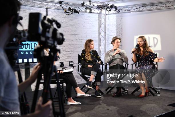 Actors Millie Brady, David Dawson and Eliza Butterworth discuss their roles in BBC 2's The Last Kingdom at the Build LDN event on April 19, 2017 at...