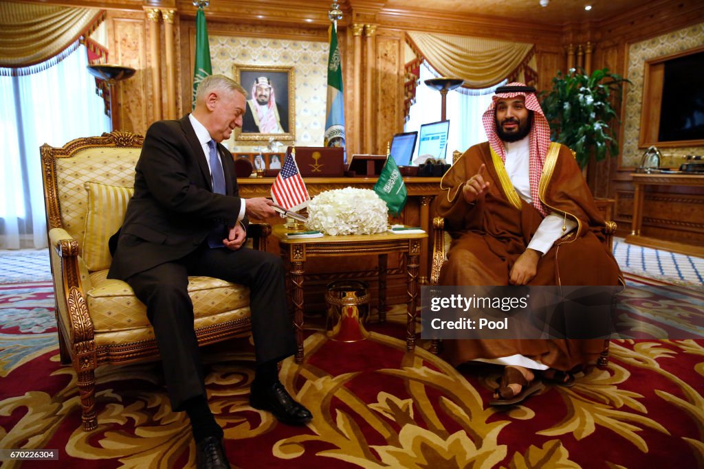 U.S. Defense Secretary Visits Saudi Arabia