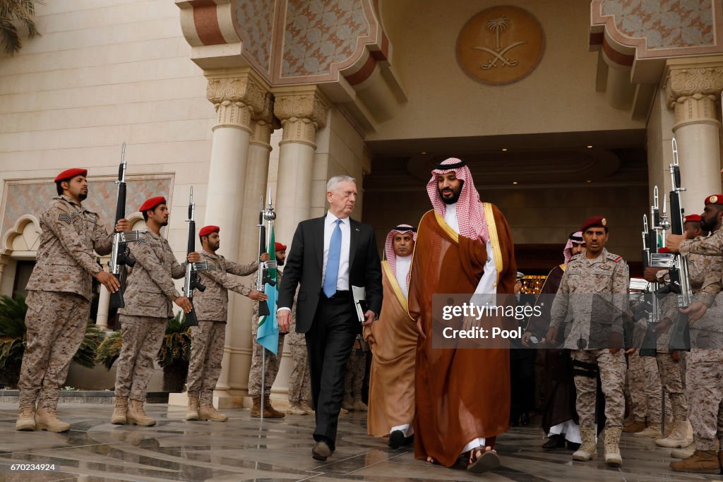 U.S. Defense Secretary Visits Saudi Arabia