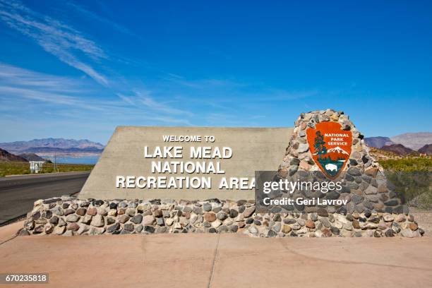 lake mead national recreation area: boulder city, nevada - boulder city fotografías e imágenes de stock