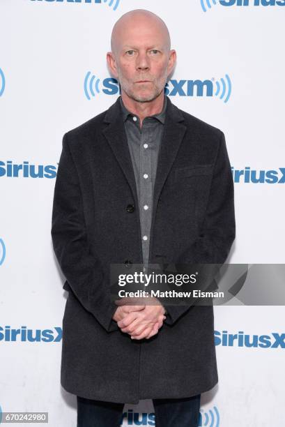 Musician Vince Clarke of the band Erasure visits SiriusXM Studios on April 19, 2017 in New York City.