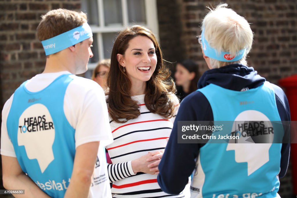 The Duchess Of Cambridge Hosts Team Heads Together Runners