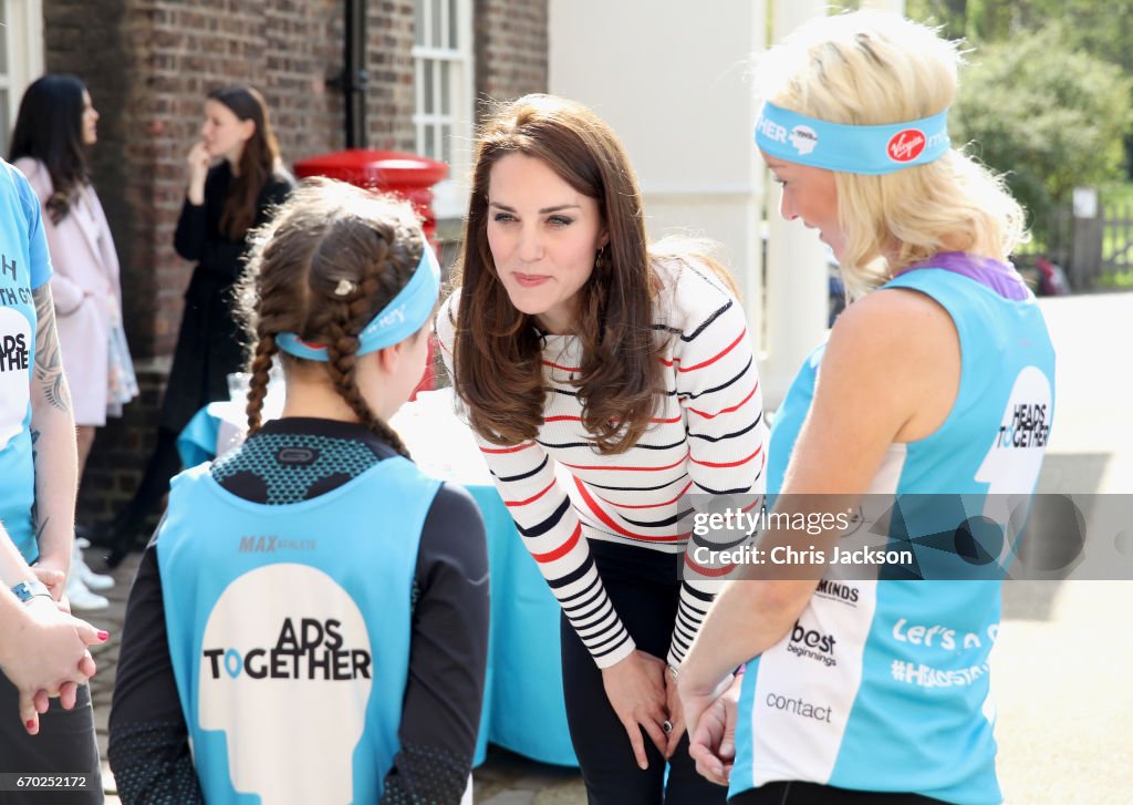 The Duchess Of Cambridge Hosts Team Heads Together Runners