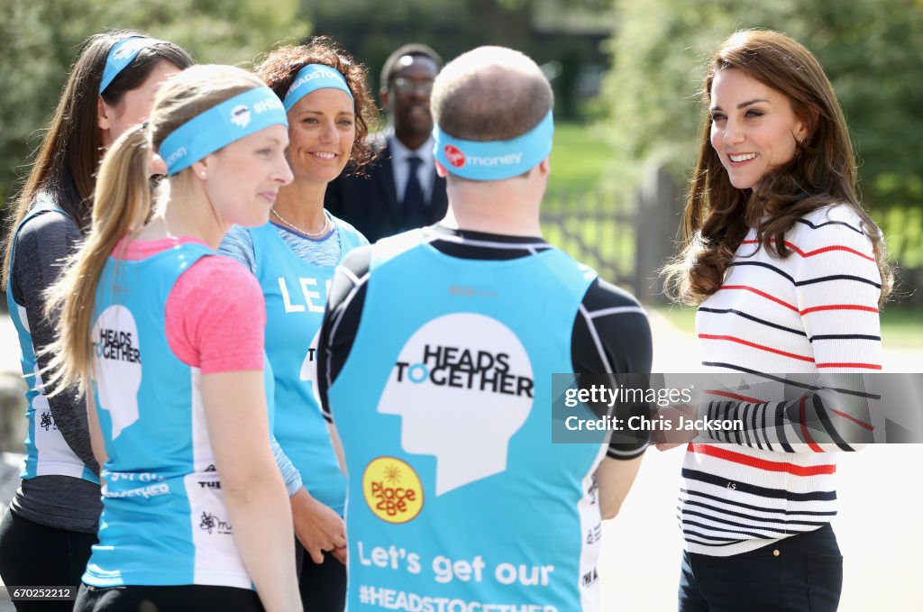 The Duchess Of Cambridge Hosts Team Heads Together Runners