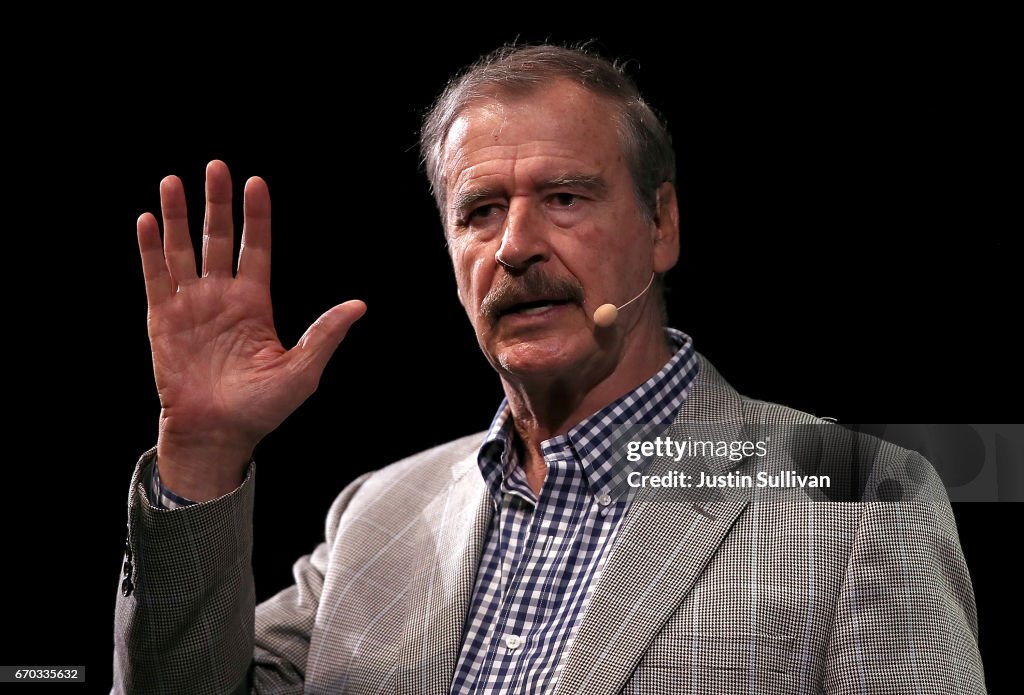 Former Mexican President Vicente Fox Speaks At Commonwealth Club In San Francisco