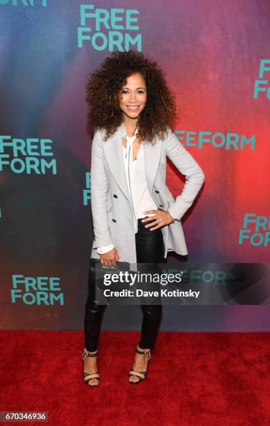 Actress Sherri Saum of "The Fosters" attends Freeform 2017 Upfront at Hudson Mercantile on April 19, 2017 in New York City.