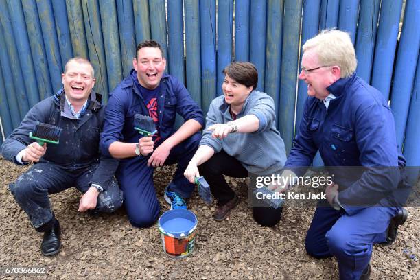 Scottish Conservative leader Ruth Davidson is joined by Conservative MSPs Graham Simpson MSP, Miles Briggs MSP, and Jackson Carlaw MSP. Painting a...