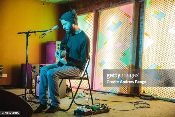 Peter Silberman performs at Headrow House on April 19, 2017 in Leeds, United Kingdom.