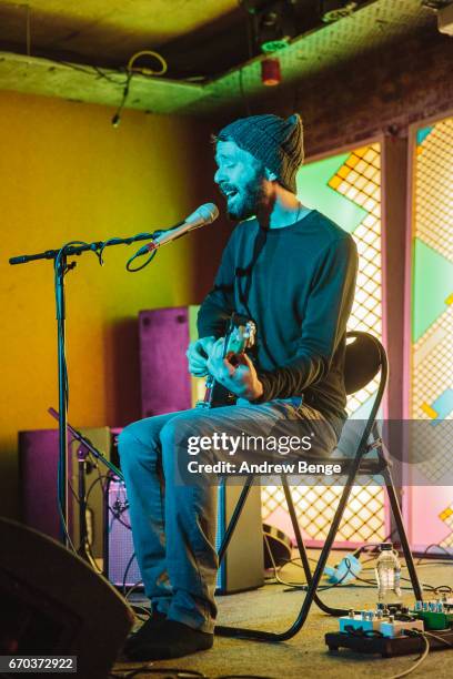 Peter Silberman performs at Headrow House on April 19, 2017 in Leeds, United Kingdom.