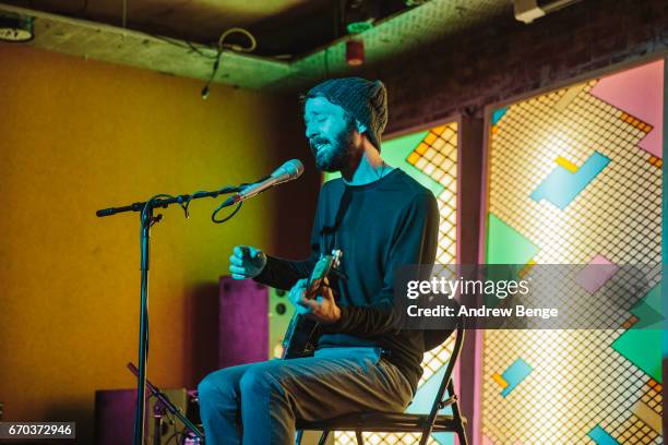 Peter Silberman performs at Headrow House on April 19, 2017 in Leeds, United Kingdom.