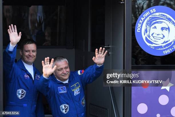 Members of the main crew of the 51 expedition to the International Space Station , NASA astronaut Jack David Fischer and Russian cosmonaut Fyodor...