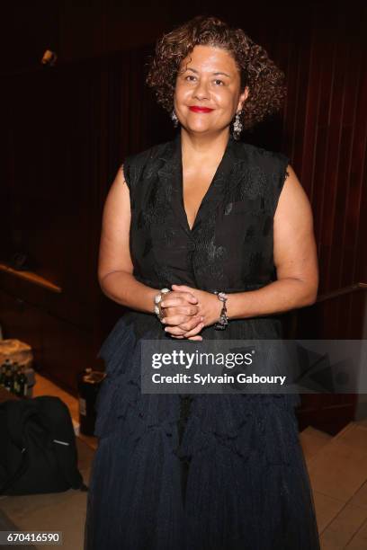 Elizabeth Alexander attends 15th Annual Benefit For The Academy of American Poets at Alice Tully Hall on April 19, 2017 in New York City.