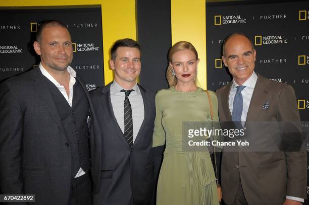 Jeremy Sisto, Jason Ritter, Kate Bosworth, and Michael Kelly attend National Geographic FURTHER FRONT at Jazz at Lincoln Center's Frederick P. Rose...