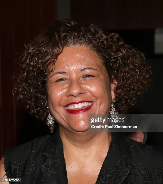 Elizabeth Alexander attends the 15th Annual Benefit For The Academy of American Poets at Lincoln Center for the Performing Arts on April 19, 2017 in...