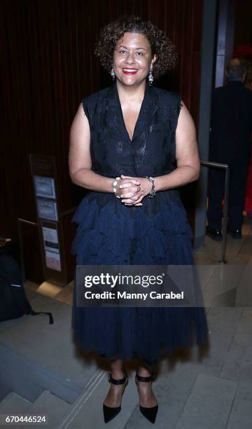 Elizabeth Alexander attends the 15th Annual Benefit for The Academy of American Poets at Lincoln Center for the Performing Arts on April 19, 2017 in...