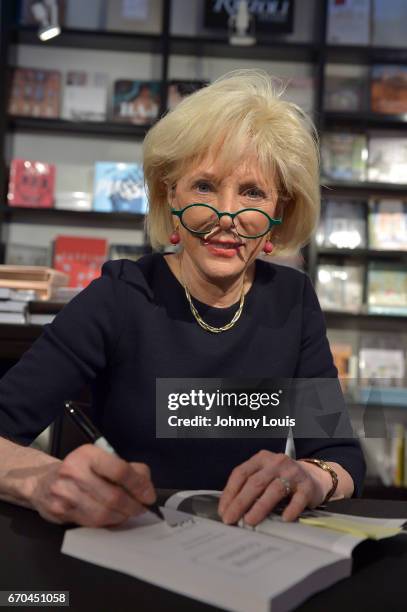 Journalist / author Lesley Stahl discussing and sign copies of her book 'Becoming Grandma: The Joys and Science of the New Grandparenting' at Books...