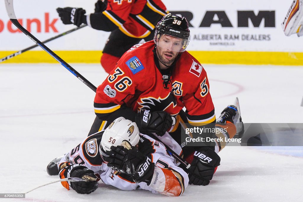 Anaheim Ducks v Calgary Flames - Game Four