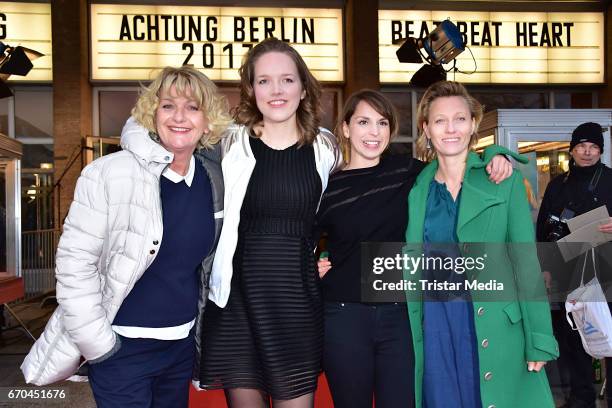 Saskia Vester, Luise Brinkmann, Caroline Erikson and Lana Cooper attend the Berlin Filmfestival Opening 'Achtung Berlin' With The Movie Beat Beat...