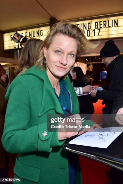 Lana Cooper attends the Berlin Filmfestival Opening 'Achtung Berlin' With The Movie Beat Beat Heart on April 19, 2017 in Berlin, Germany.