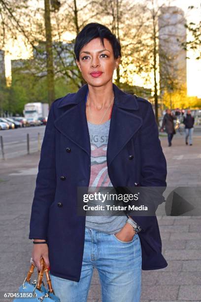 Dennenesch Zoude attends the Berlin Filmfestival Opening 'Achtung Berlin' With The Movie Beat Beat Heart on April 19, 2017 in Berlin, Germany.