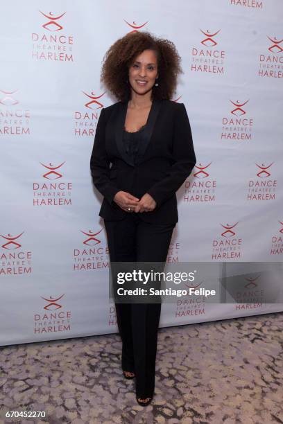 Karyn Parsons attends Dance Theatre of Harlem's 6th Annual Vision Gala at New York Park Hyatt on April 19, 2017 in New York City.