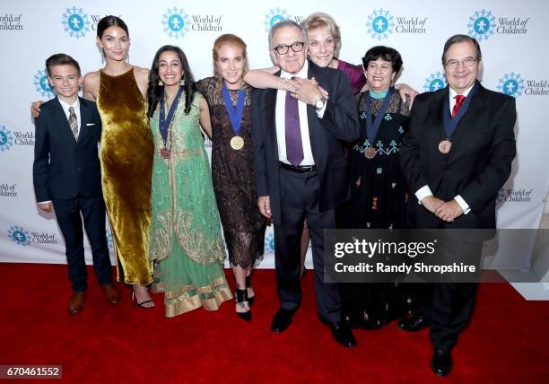 Jaxon Hibler, Lily Aldridge Followill, World of Children Celebrity Ambassador, Honorary Chair, Meghan Pasricha, Arwa J. Damon, Harry Leibowitz, World...