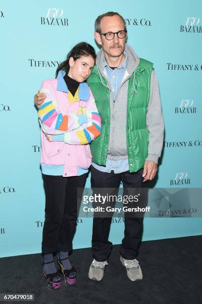 Alex Bolotow and photographer Terry Richardson attend Harper's BAZAAR 150th Anniversary Party at The Rainbow Room on April 19, 2017 in New York City.