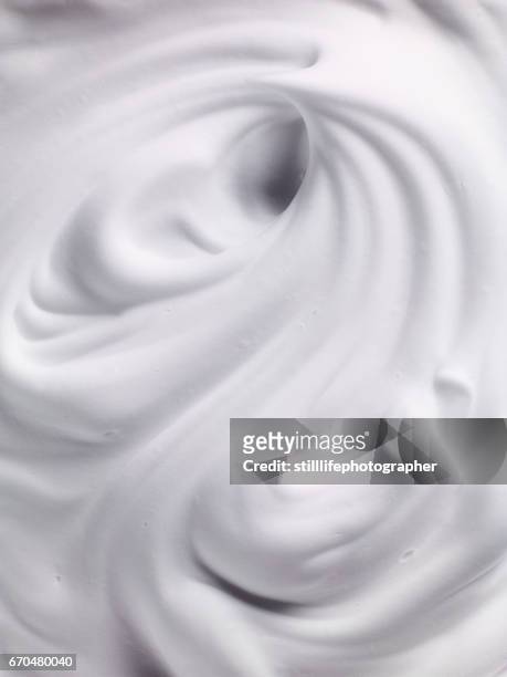 foam swirl - ホイップクリーム ストックフォトと画像
